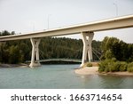 Stoney Trail Bow River Bridge, Calgary, Alberta, Canada