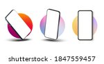 smartphone frame less blank... | Shutterstock .eps vector #1847559457