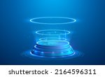 circle portal  teleport ... | Shutterstock .eps vector #2164596311