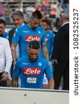 Small photo of Artemio Franchi, Firenze , Toscana , ITALY - 2018/04/29: Italian Serie A football match Fiorentina - Napoli at the Artemio Franchi.In Pictures MAREK HAMSIK AND LORENZO TONELLI disappointment