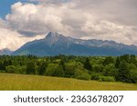High Tatras mountains national park in Slovakia. Peak Krivan (2494m),symbol of Slovakia in High Tatras mountains, Slovakia. Beautiful mountains