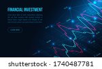 stock market or forex trading... | Shutterstock .eps vector #1740487781