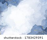 classic blue watercolor fluid... | Shutterstock .eps vector #1783429391