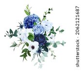 Classic Blue  Navy Garden Rose  ...