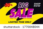 big sale banner. discount... | Shutterstock .eps vector #1770048044