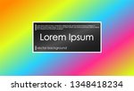 colorful gradient background... | Shutterstock .eps vector #1348418234