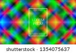 colorful blurred bright... | Shutterstock .eps vector #1354075637