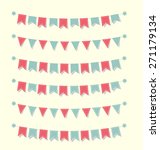 Retro Baby Style Bunting Flags...