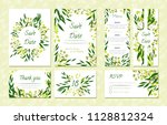 eucalyptus design. wedding... | Shutterstock .eps vector #1128812324