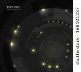 space techno geometric... | Shutterstock .eps vector #168101237