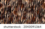 Seamless Abstract Zebra Pattern ...