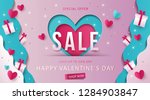 happy valentine s day sale... | Shutterstock .eps vector #1284903847