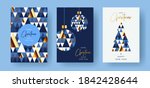 merry christmas and happy new... | Shutterstock .eps vector #1842428644