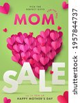 happy mothers day sale banner ... | Shutterstock .eps vector #1957844737