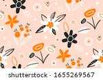 cute pattern in small flower.... | Shutterstock .eps vector #1655269567