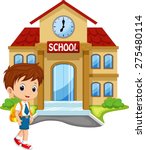  Little Boy Going To School