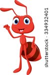 Illustration Of Cute Ant Cartoon