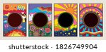 psychedelic art posters ... | Shutterstock .eps vector #1826749904