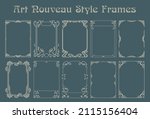 Art Nouveau Style Frames  1900s ...