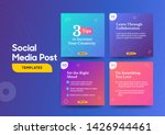 social media post template with ... | Shutterstock .eps vector #1426944461