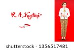 kartini day  r a kartini the... | Shutterstock .eps vector #1356517481
