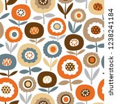 seamless vector pattern with... | Shutterstock .eps vector #1238241184
