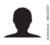 man user icon   person profile... | Shutterstock .eps vector #586102547