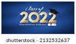 vector text for graduation gold ... | Shutterstock .eps vector #2132532637
