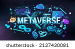 metaverse concept and virtual... | Shutterstock .eps vector #2137430081