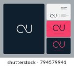 Letters C U  C U Joint Logo...