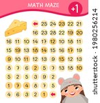maze game for children. help... | Shutterstock .eps vector #1980256214