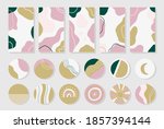 set of story templates and... | Shutterstock .eps vector #1857394144