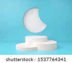 abstract geometric shape pastel ... | Shutterstock . vector #1537764341
