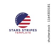 circle stars and stripes logo...