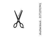 Scissors Comb Logo Design...