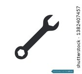 Wrench Icon Vector Template...