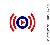 play signal can be use for icon ... | Shutterstock .eps vector #2086346701