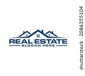 real estate logo can be use for ... | Shutterstock .eps vector #2086355104