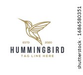 Hummingbird Logo Design Vector...