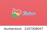 fresh fruit juice logo design... | Shutterstock .eps vector #2107308047