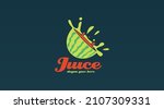 fresh fruit juice logo design... | Shutterstock .eps vector #2107309331