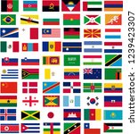 country flags vector.all... | Shutterstock .eps vector #1239423307