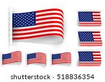 flag of united states of... | Shutterstock .eps vector #518836354