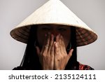 Portrait Of Asian Woman With...