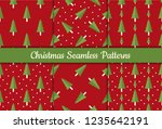 collection of christmas... | Shutterstock .eps vector #1235642191