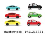 various cars vector. various... | Shutterstock .eps vector #1911218731