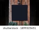signboard mockup and template... | Shutterstock . vector #1899325651