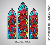 Floral Stained Glass Decorative ...