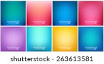 abstract creative concept... | Shutterstock .eps vector #263613581