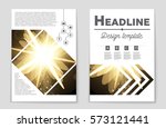 abstract vector layout... | Shutterstock .eps vector #573121441